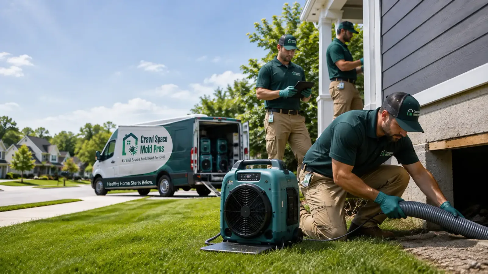 Crawl Space Mold Removal in Dodgeville, MI
